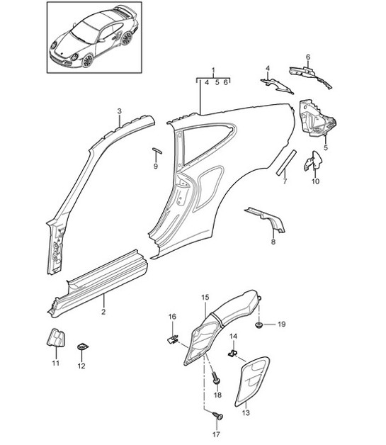 Diagram 801-055 Porsche Taycan (9J1) MK2 2024>> 
