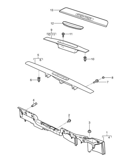 Diagram 807-003 Porsche 992 Turbo 3.8L 