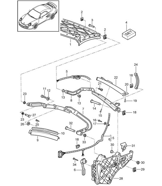 Diagram 811-015 Porsche Taycan (9J1) MK2 2024>> 