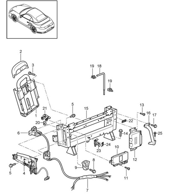 Diagram 811-050 Porsche Boxster 718 (982) 2017>> Body