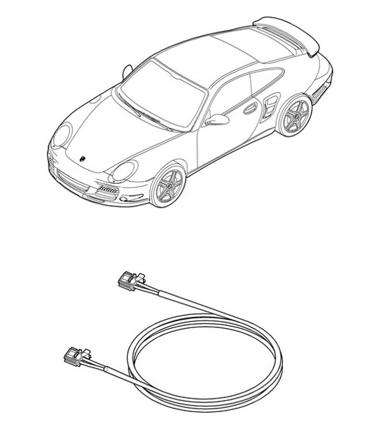 Glasvezelgolfgeleider 997.2 Turbo / GT2 RS 2010-13