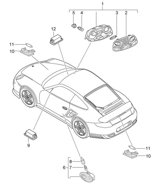 Diagram 903-004 Porsche Taycan (9J1) MK2 2024>> 