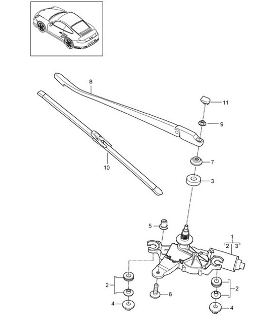 Diagram 904-005 Porsche 944 1982-1991 