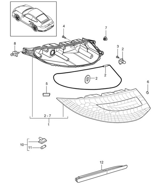 Diagram 905-005 Porsche Taycan Turbo S Cross Turismo 