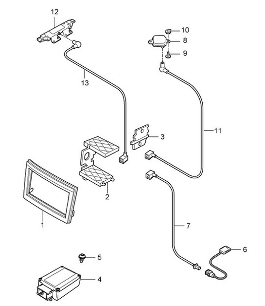 Voorbereiding / Navigatiesysteem - Japan, PR:675 - 997.2 Turbo / GT2 RS 2010-13