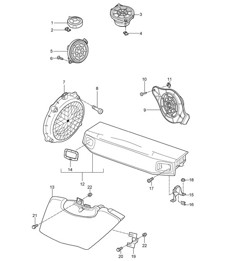 Altoparlante 997.2 Turbo / GT2 RS 2010-13