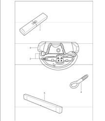 tool jack fire extinguisher 997.1 GT2 2007-09