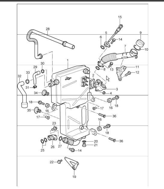 Diagram 104-05 Porsche 992 (911) MK1 2019-2024 Engine