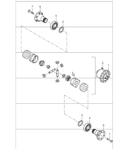 Diagram 305-05 Porsche 卡宴 V6 3.0L 柴油 245HP 传播