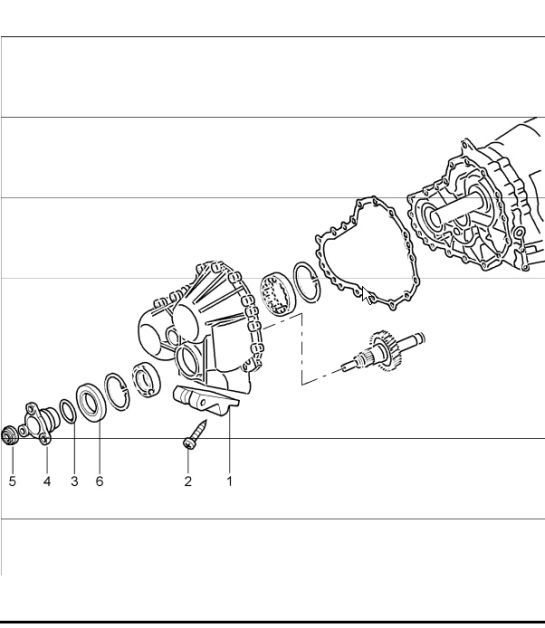 Diagram 320-01 Porsche 997 (911) MK1 2005-2008 Transmission