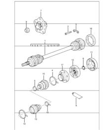 drive shaft wheel hub