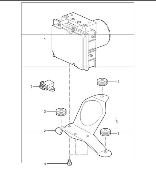 Diagram 605-00 Porsche 997 (911) MK1 2005-2008 Roues, Freins