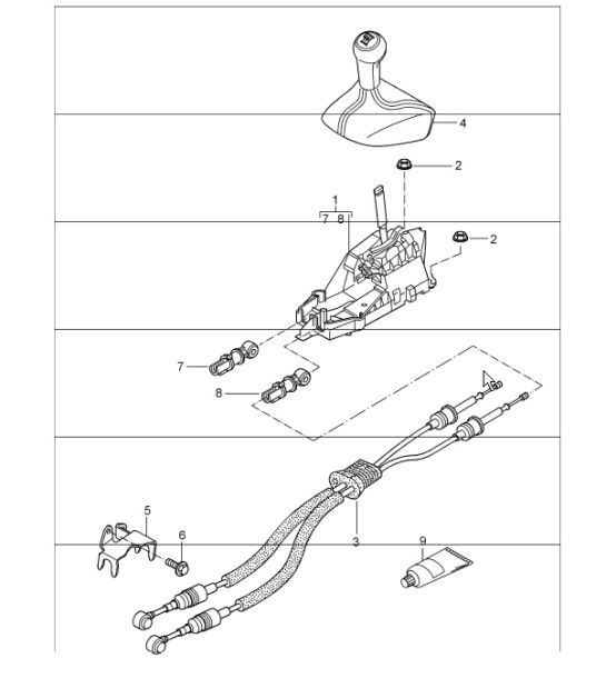 Diagram 701-00 Porsche 992 Turbo Cabriolet 3.8L