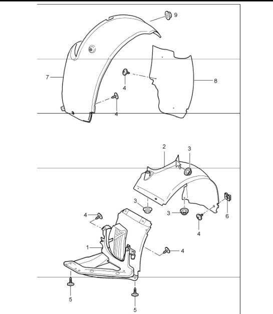 Diagram 801-75 Porsche 997 MKII GT2 RS 2011>>  车身