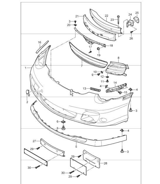 Diagram 802-00 Porsche 997 MKII GT3 2010>>  车身