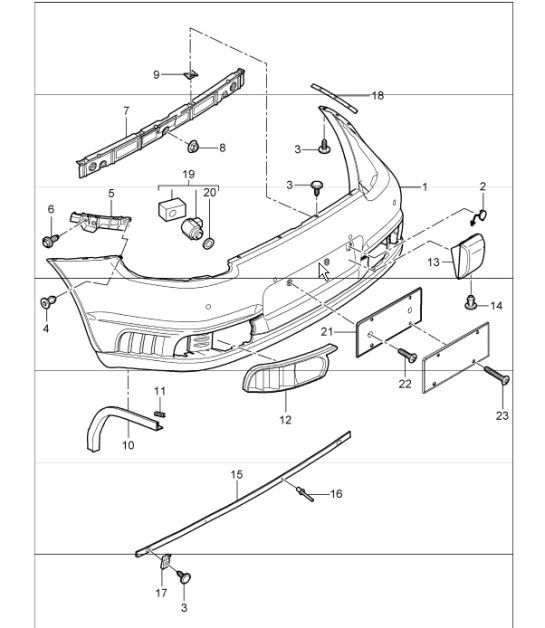 Diagram 802-06 Porsche Boxster S 718 2.5L 手动（350 马力）  车身