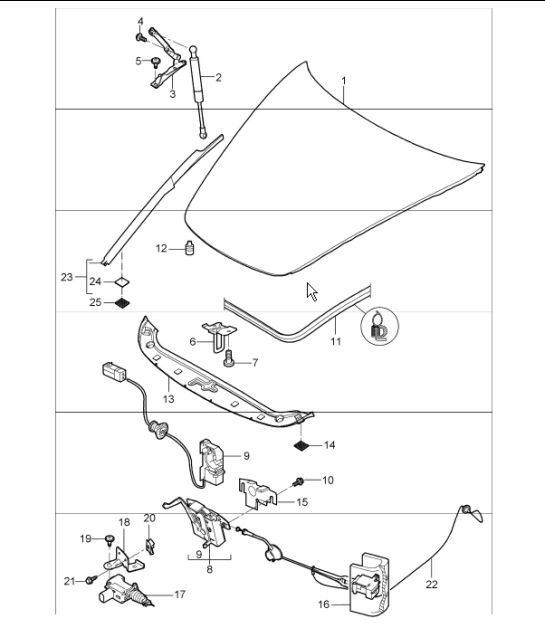 Diagram 803-00 Porsche Taycan (9J1) MK2 2024>> 