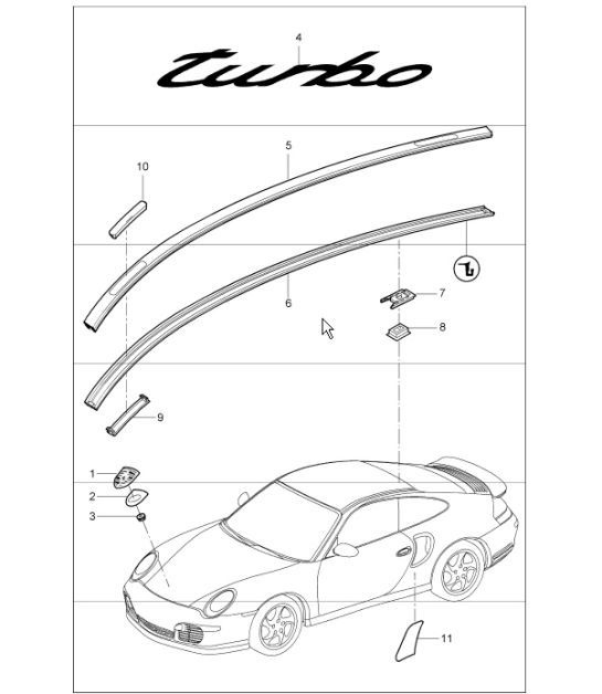 Diagram 810-00 Porsche Carrera GT (2003-2006) 