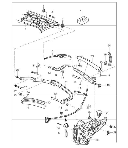 Diagram 811-07 Porsche Macan (95B) MK2 2019-2021 