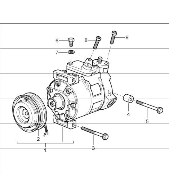 Diagram 813-15 Porsche 卡宴 S 4.5L V8 2003 年>>  车身