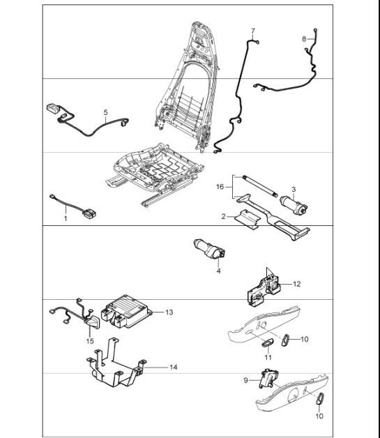 Diagram 817-60 Porsche 928GT 5.0L 1989-91 