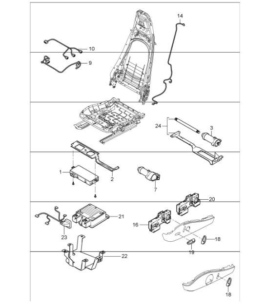 Diagram 817-65 Porsche Boxster 718 (982) 2017>> Carrosserie