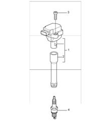 ignition system 997.1 TURBO 2007-09