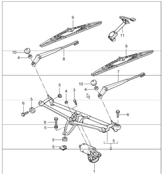 Diagram 904-00 Porsche Panamera S 混合动力 V6 3.0L 电子设备