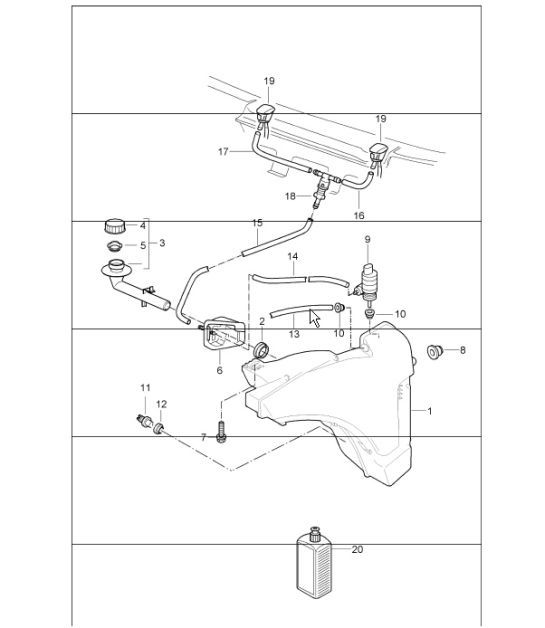 Diagram 904-10 Porsche 卡宴 S/GTS 4.8L 2007>> 电子设备
