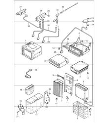 radio, control part, navigation system and booster 997.1 TURBO UPTO 2008