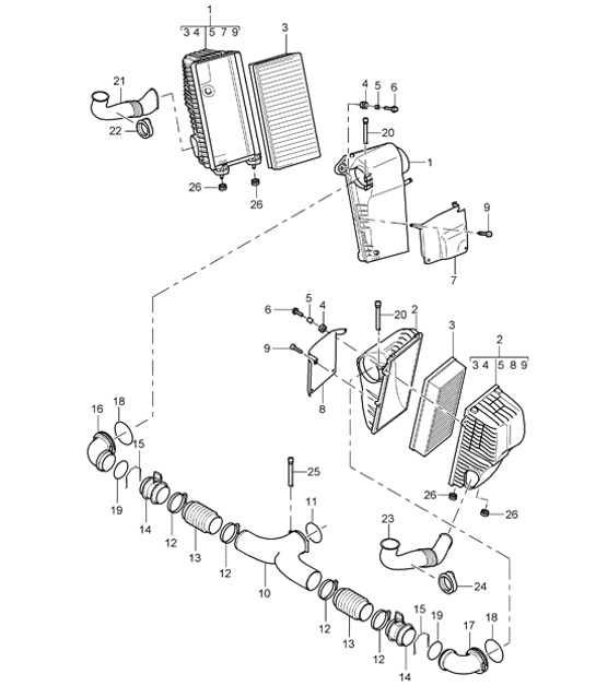 Diagram 106-00 Porsche 912E 4CYL 1976 