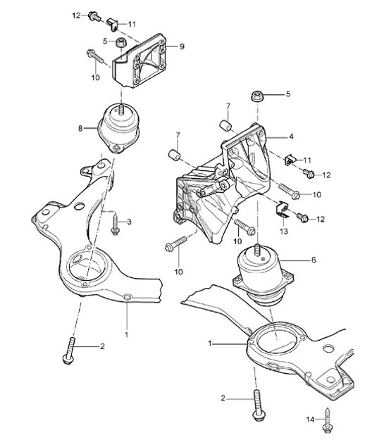 Diagram 109-05 Porsche 992 Carrera 2 3.0L 