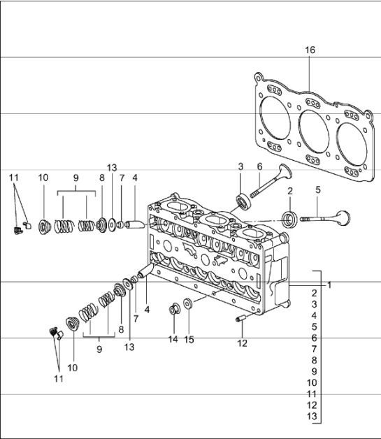 Diagram 103-00 Porsche Cayenne V6 3.0L Petrol 353Hp 