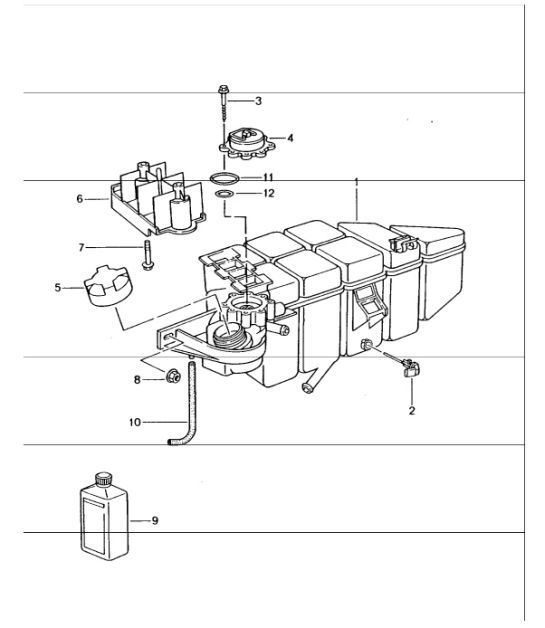 Diagram 105-20 Porsche 928S 4.7L 1981-83 