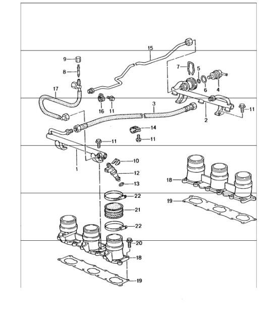 Diagram 107-05 Porsche 924 (1977-1988) Engine