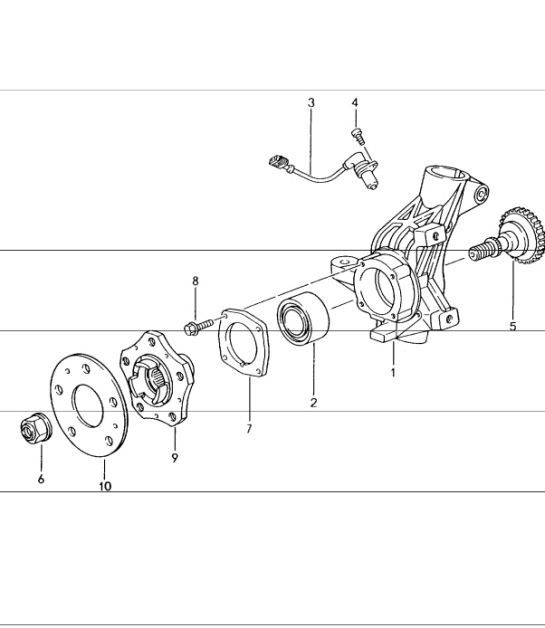 Diagram 401-05 Porsche 卡宴 S V8 4.0L 汽油 474 马力 