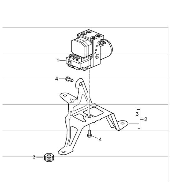Diagram 605-05 Porsche 991（911）MK2 2016-2019 年 车轮、制动器