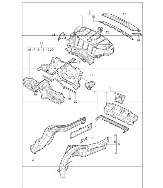 Diagram 801-35 Porsche 卡宴 9YB 2023>> 