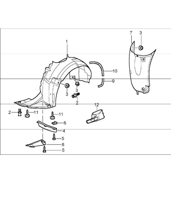 Diagram 801-75 Porsche Cayenne V6 3.0L Petrol 353Hp 