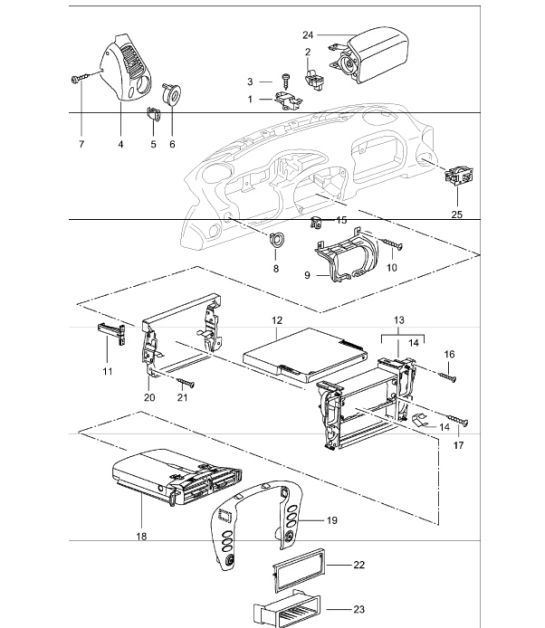 Diagram 809-02 Porsche Cayenne V6 3.0L Gasolina 353Cv 