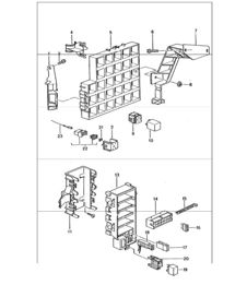 central electrical system dashboard 996 GT3-1 1999-05