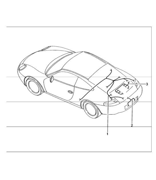 Diagram 902-20 Porsche 991 (911) MK1 2012-2016 Équipement électrique