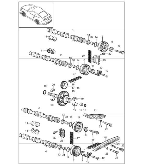 Diagram 103-16 Porsche 928 (1978-1995) 