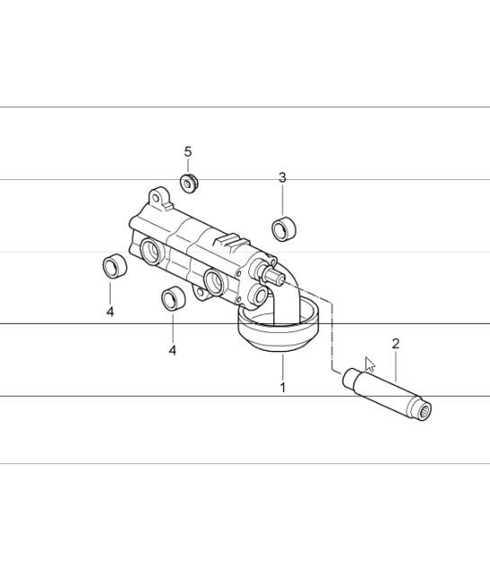 Diagram 104-01 Porsche 卡宴 GTS V8 4.8L 汽油 400HP 引擎
