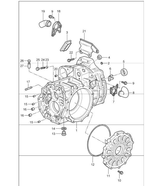 Diagram 302-05 Porsche 997（911）MK1 2005-2008 传播