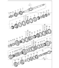 gears and shafts 997 GT3 / GT3 RS G97.90/92 2010 ONAWRDS
