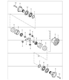 limited-slip differential complete and repair kits 997 GT3 G97.90 UPTO 2009