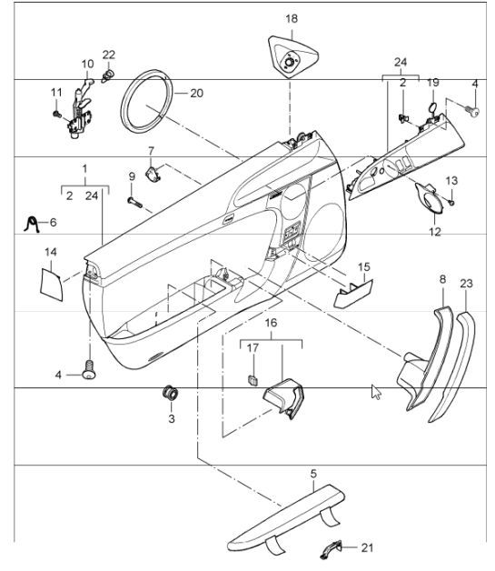 Diagram 807-10 Porsche 卡宴 Turbo S 4.5L 2006>>  车身