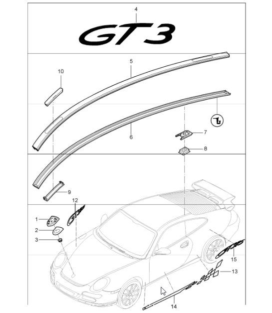 Diagram 810-02 Porsche 996 C4 3.4L 1997-08/01 Carrozzeria