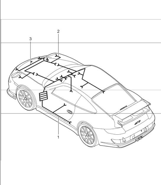 Diagram 902-10 Porsche 991 (911) MK1 2012-2016 Electrical equipment